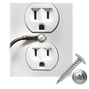 Outlets are usually the best place for Electrically Bonding an Anti Static Mat to Ground.